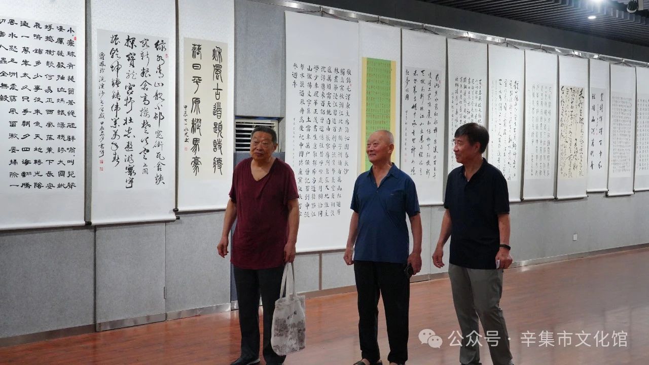 “翰墨颂党恩 丹青抒华章”，2024年辛集市庆“七一”书画展于7月1日-5日在文化馆三楼展览厅隆重展出