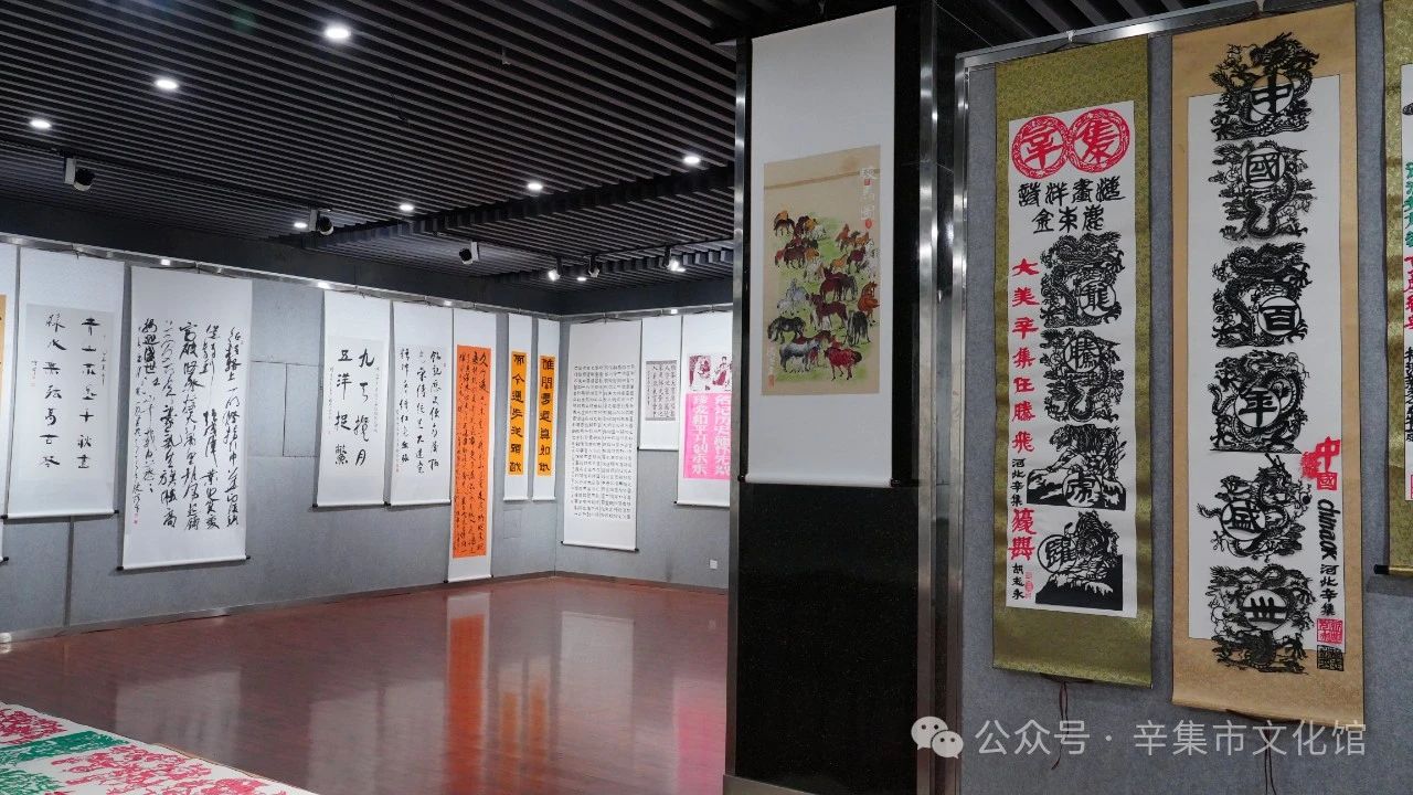 “翰墨颂党恩 丹青抒华章”，2024年辛集市庆“七一”书画展于7月1日-5日在文化馆三楼展览厅隆重展出