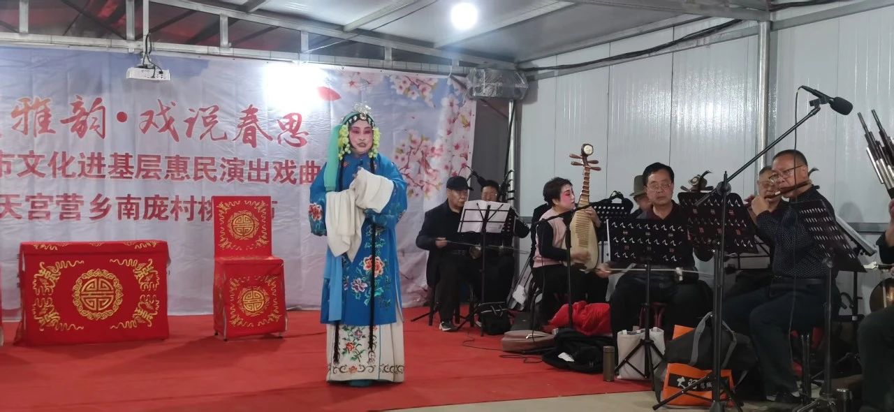 2025辛集市文化进基层惠民演出戏曲专场走进天宫营乡南庞村桃花节