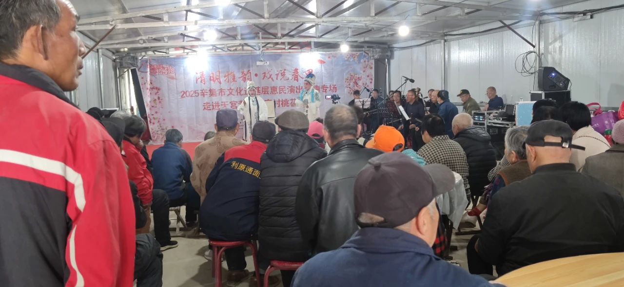 2025辛集市文化进基层惠民演出戏曲专场走进天宫营乡南庞村桃花节