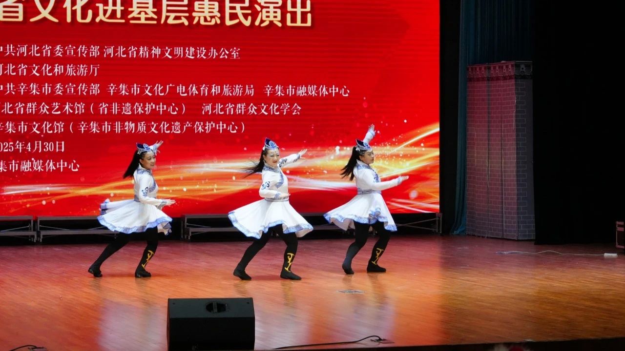 “感恩奋进 双争有我”主题群众文化活动暨河北省文化进基层惠民演出在辛集市传媒中心举办