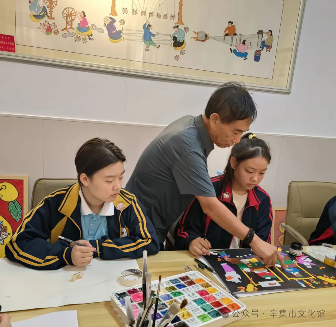 喜报|耿占雄老师的农民画作品《鼓赛》成功入选“首届中国乡土绘画作品展览”